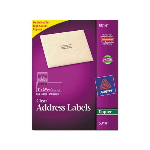 Avery Self Adhesive Mailing Labels For Copiers Ave Shoplet