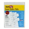 Redi, 1 1/8 Inch, White, 100/Pack - tag Laser Printable Index Tabs ...