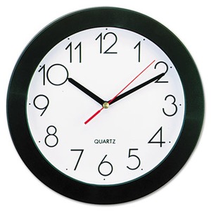 Universal Bold Round Wall Clock - UNV10421 - Shoplet.com