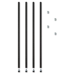 Alera Stackable Posts For Wire Shelving - ALESW59PO36BL - Shoplet.com