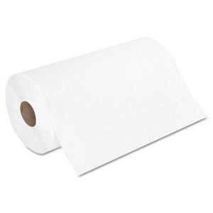Boardwalk 6273 Big Roll Kitchen Paper Towel Rolls, 2 Ply, 250 Perforated  Sheets / Roll, White - 12 / Case
