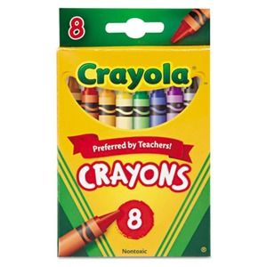 Crayola Classic Crayons, Multicolor - 8 count