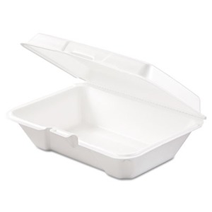 DART [100 Pack] 5 Containers Clear Hinged Plastic Food Take Out  To-Go/Clamshell