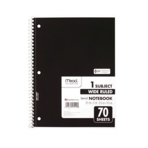 Mead Spiral Notebook - MEA05510 - Shoplet.com