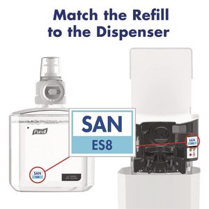 Purell FS8 Floor Stand Dispenser with Energy-on-the-Refill and ...