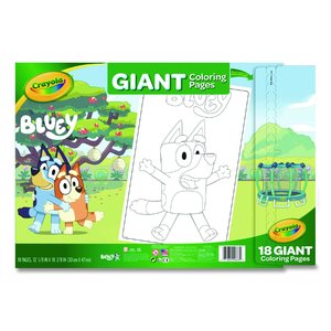 Crayola Bluey Giant Coloring Pages - CYO42663 - Shoplet.com