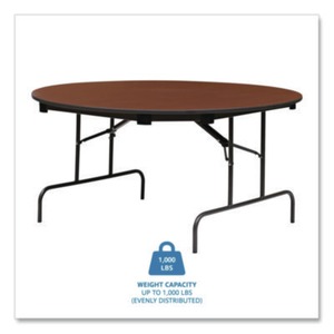 Iceberg OfficeWorks Wood Folding Table - ICE55264 - Shoplet.com