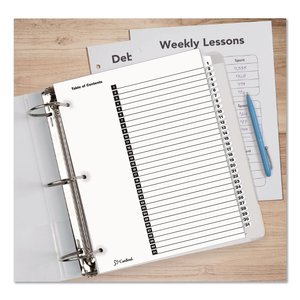 Cardinal OneStep Printable Table of Contents and Dividers
