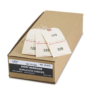 Avery Duplicate Auto Park Tags - AVE18670 - Shoplet.com