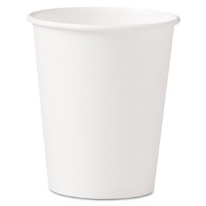 Solo Polycoated Hot Paper Cups 4 oz White