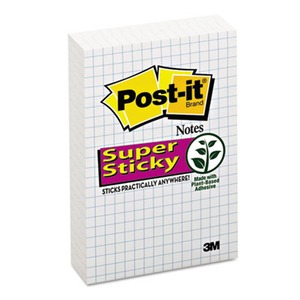 Post-it Grid Notes - MMM660SSGRID - Shoplet.com