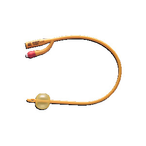 Teleflex Llc Gold 2-Way Silicone-Coated Foley Catheter 14 Fr 5 cc ...