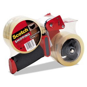 Scotch-brite Packaging Tape Dispenser with 2 Rolls of Tape - MMM37502ST ...