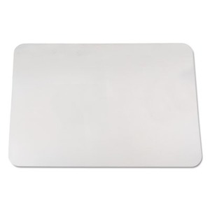 Rubbermaid Contemporary Vinyl Desk Pad W Clear Overlay Rub26223