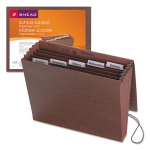 Smead Six-Pocket Subject File w/ Insertable Tabs - SMD70540 - Shoplet.com