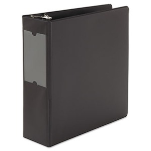 Universal Round Ring Mini Reference Binder With Label Holder - UNV30405 ...