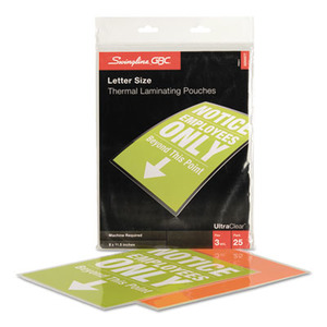 pouches laminating thermal ultraclear gbc
