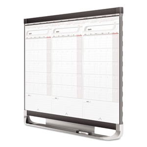 Quartet Prestige 2 Total Erase 3-Month Calendar Board - QRTCMP32P2 ...