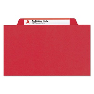 Smead 6-Section Pressboard Top Tab Pocket-Style Classification Folders ...