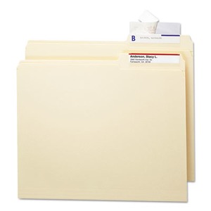 3-1/2x1-11/16 Smead 67600 Seal & View File Folder Label Protector Clear Laminate 100/pack