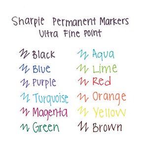 Sharpie Permanent Markers, Cosmic Color, Ultra Fine Point
