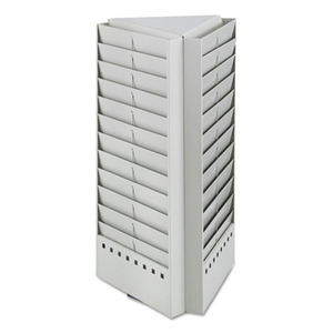 Safco Steel Rotary Brochure Rack - SAF4326GR - Shoplet.com