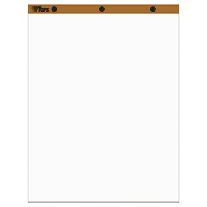 Universal Easel Pads/Flip Charts, 27 x 34, White, 50 Sheets, 2/Carton