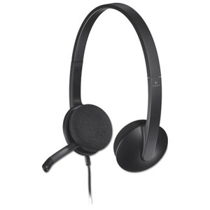 LOGITECH, INC. H340 Corded Headset - LOG981000507 - Shoplet.com