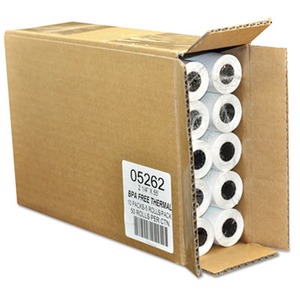 ICONEX 5233 Direct Thermal Paper Rolls - 2.25" X 85 Ft, White, 3 Rolls Per Pack