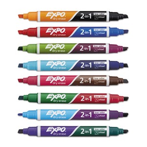 Expo 2-in-1 Dry Erase Markers - SAN1944658 - Shoplet.com