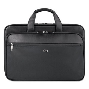 Solo Classic Smart Strap Briefcase - USLSGB3004 - Shoplet.com