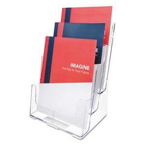 Deflecto 3-Compartment DocuHolder - DEF77301 - Shoplet.com