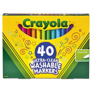 Save on Crayola Ultra-Clean Markers Broad Line Classic Colors Washable  Order Online Delivery