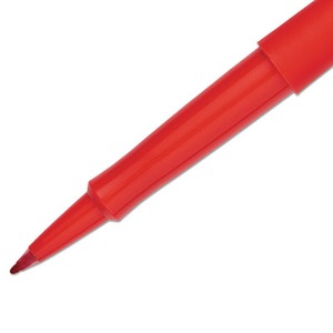 Paper Mate Point Guard Flair Needle Tip Stick Pen Red Ink 0.7mm