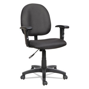 Alera Essentia Series Swivel Task Chair with Adjustable Arms ...