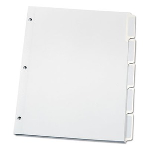 Oxford Custom Label Tab Dividers with Self-Adhesive Tab Labels ...