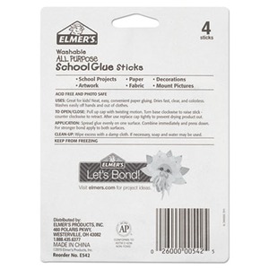 Elmer`s Washable School Glue Sticks - EPIE542 