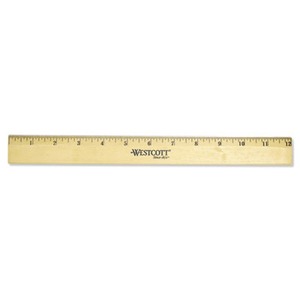 Westcott - Westcott Shatterproof Plastic Ruler, 6 Inches, Transparent  (45016)