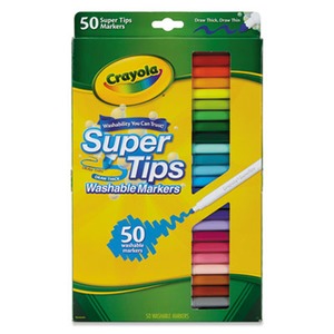 Crayola Washable Broad Line Markers 40 Colors