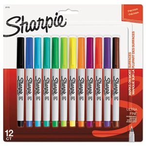 Intensity Ultra Fine Tip Permanent Marker, Extra-Fine Needle Tip, Assorted  Colors, Dozen - Office Express Office Products