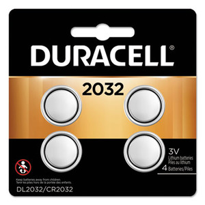 Duracell® 2032 3V Lithium Coin Battery, 4/PK - MeddMax - B2B Store