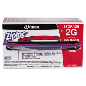 Double Zipper Storage Bags by Ziploc® SJN314470