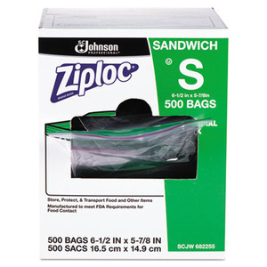 SJN665016 - $56.71 - Double Zipper Storage Bags, 10-9/16 x 10-3/4, 1 Gal,  Clear, 38/Box, 9 Boxes/CT