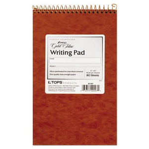 wirebound fibre ampad writing retro gold pads rule subject sheets college medium