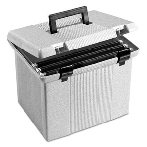 Iris Portable Letter-Size File Box