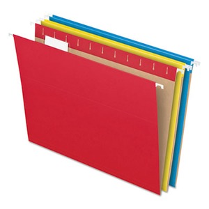 pendaflex colored hanging file folders
