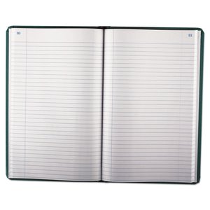Boorum & Pease G21150R Log Book, Record Rule, Black/Red Cover, 150