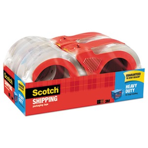 Scotch® Heavy Duty Shipping Packaging Tape 3850, 1.88 in x 54.6 yd. (48 mm x 50 m), 1/Pack