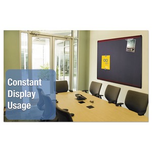 Quartet QRTMB543 Bacheca In Tessuto Magnetico Premium - 61x91 Cm - Con Quick Clip E Magneti - Per Ufficio E Sale Conferenze