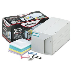 Innovera CD/DVD Storage Drawer - IVR39501 - Shoplet.com